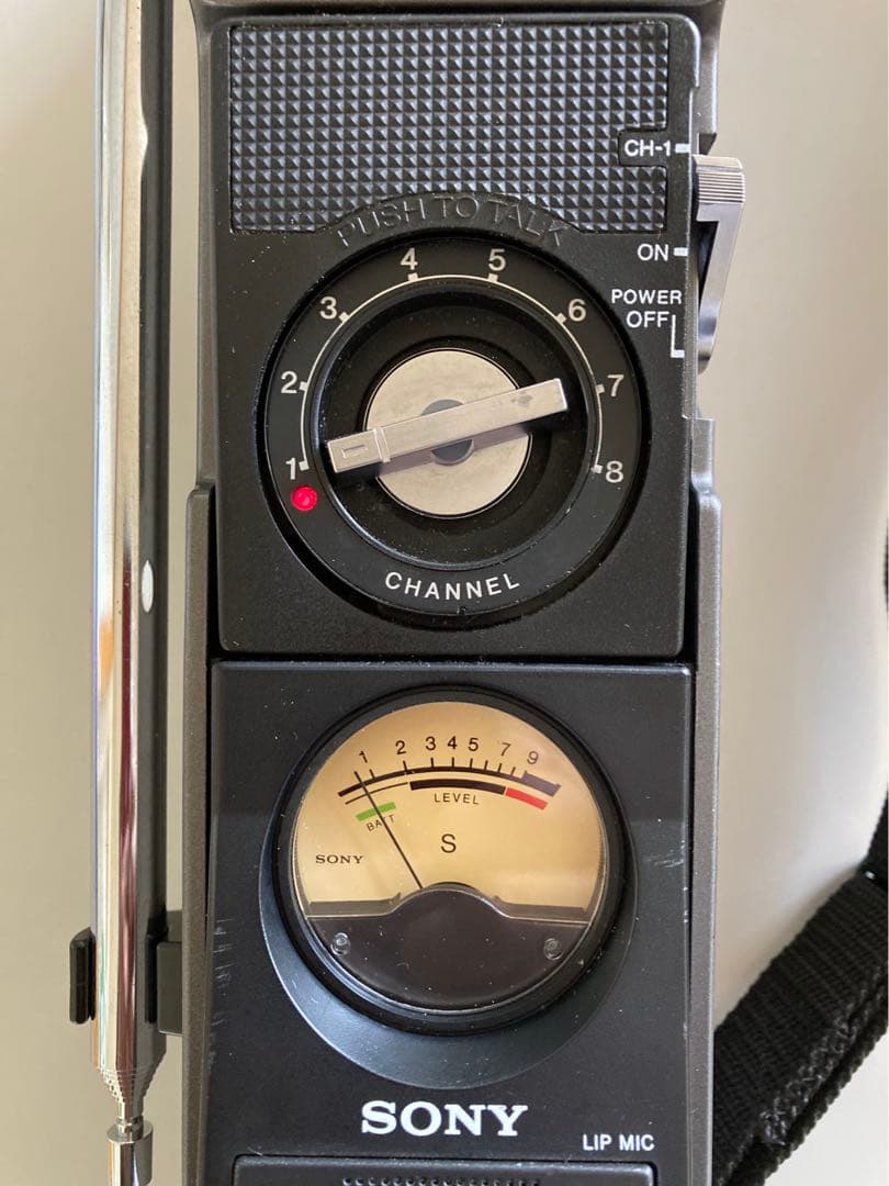 【昭和レトロ　昭和56年4月】SONY トランシーバー スピーカー搭載