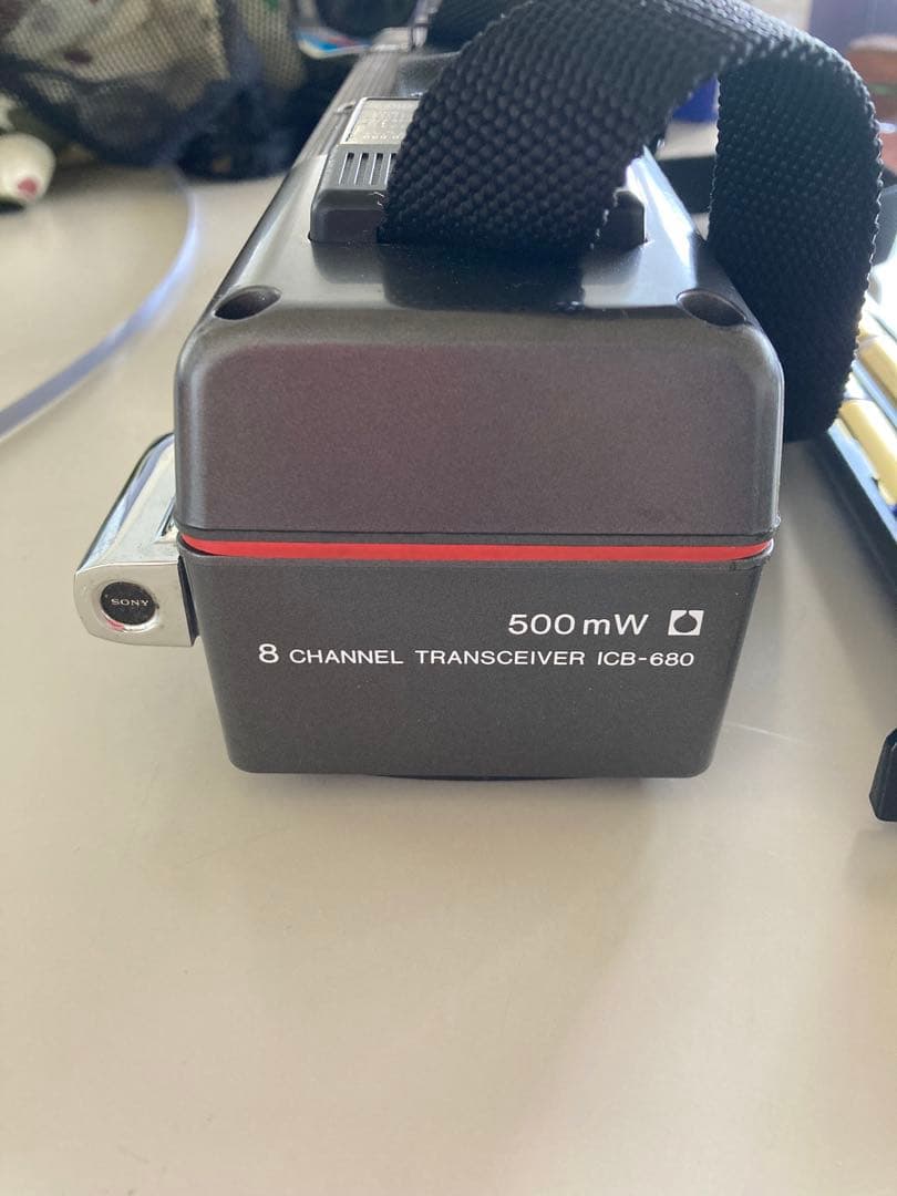 【昭和レトロ　昭和56年4月】SONY トランシーバー スピーカー搭載