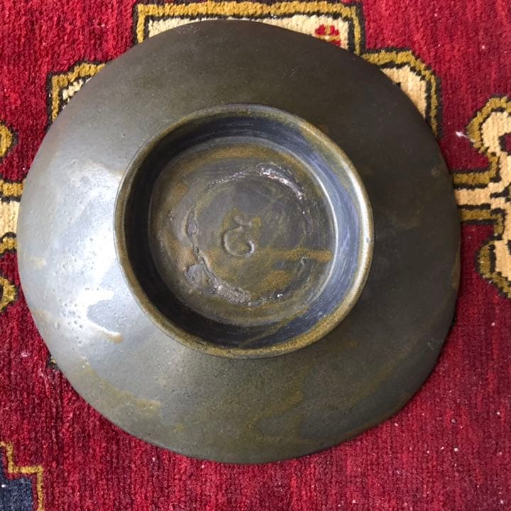 銀彩 花器 飾り皿 鼎窯