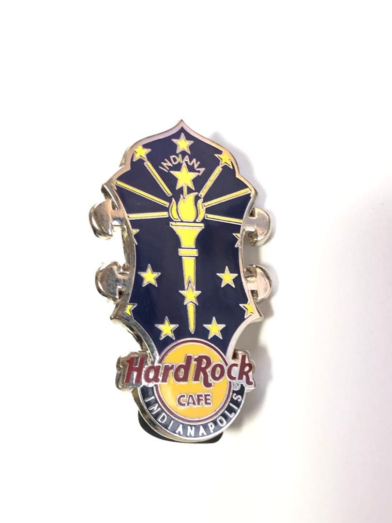 ハードロックカフェ　ギターヘッドピンバッジ5個セット