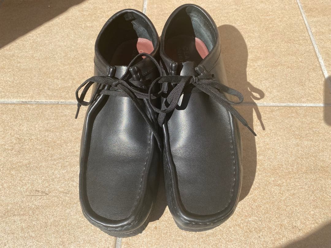 美品　クラークス　レザー　モカシン