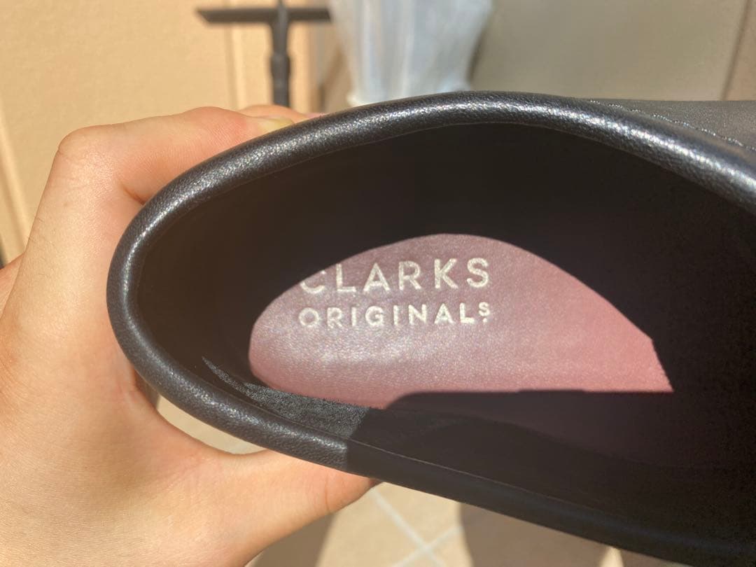 美品　クラークス　レザー　モカシン