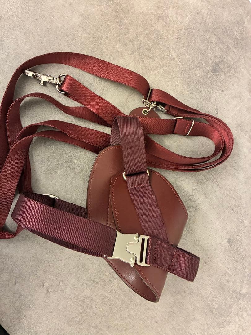 HOZI Saddle Harness バーガンディSサイズリード