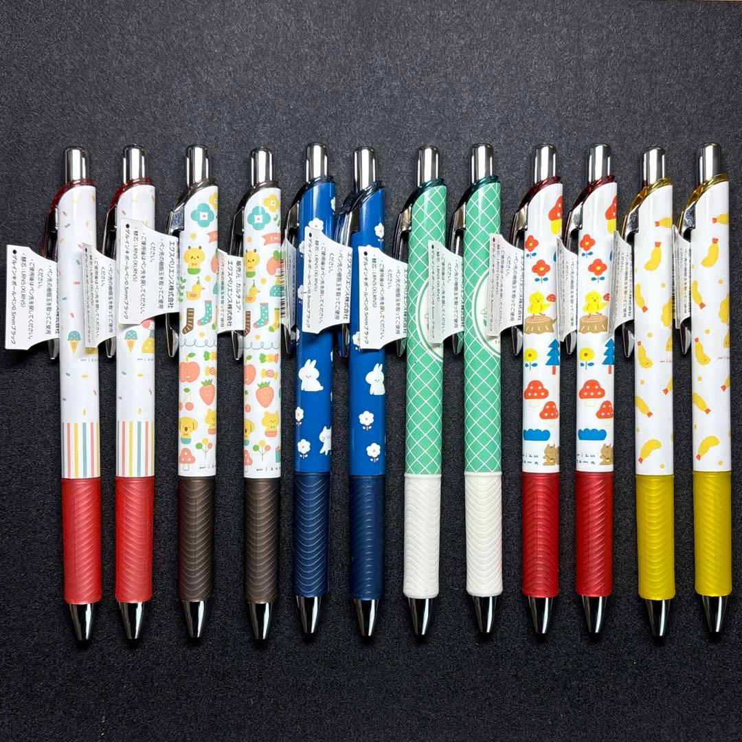 エナージェル　mizutama TSUTAYA限定　文具女子博　ボールペン12本