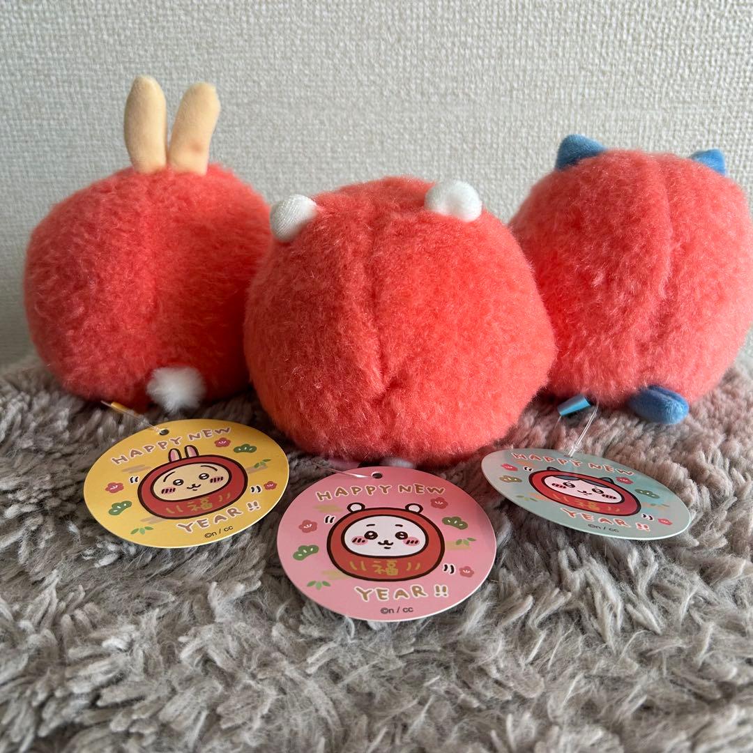 ちいかわ だるまになっちゃった！ ころりん起き上がりこぼしぬいぐるみ セット