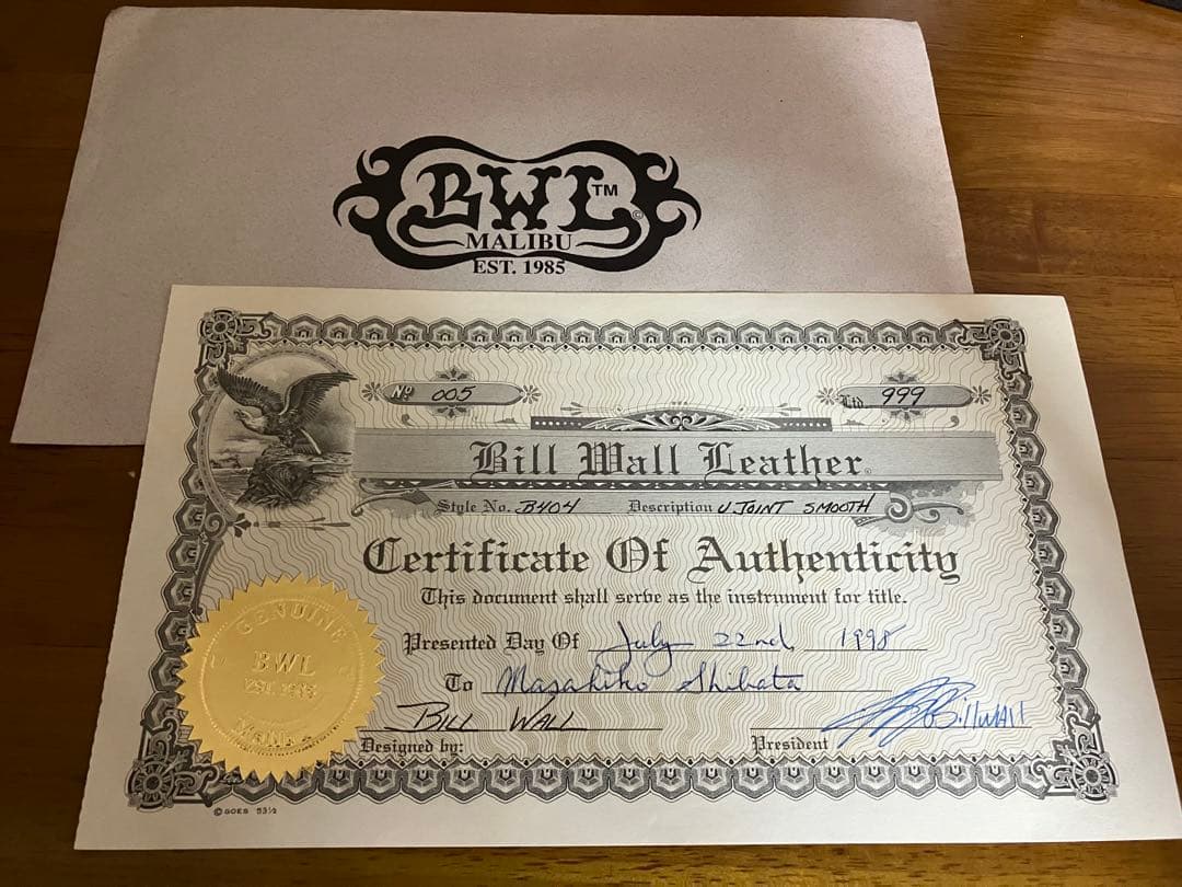 Bill Wall Leather U-JOINT SMOOTH ブレスレット