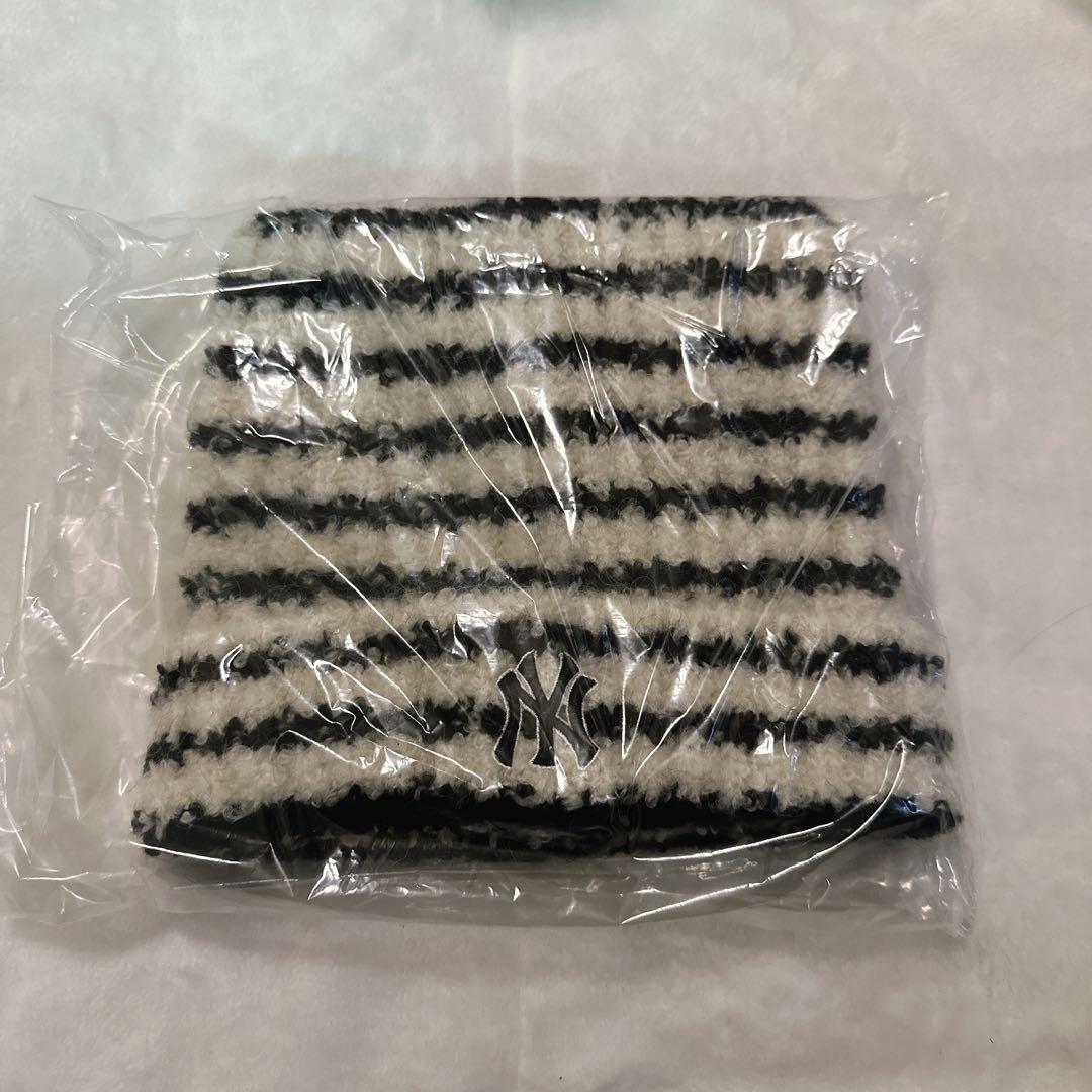 カリナ着用☆TWS ピック☆完売品☆MLB☆猫耳 ミャオン ビーニー NY