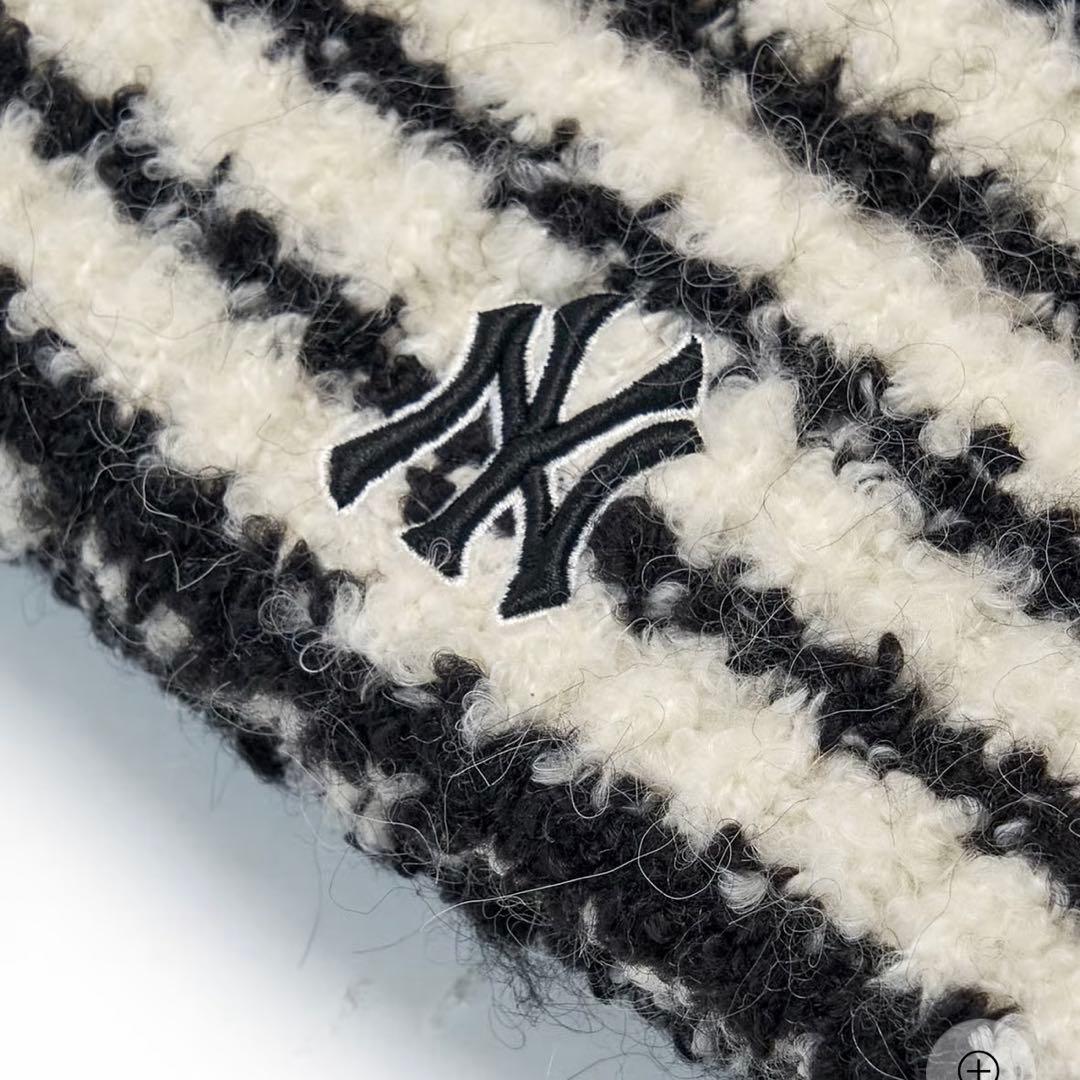 カリナ着用☆TWS ピック☆完売品☆MLB☆猫耳 ミャオン ビーニー NY