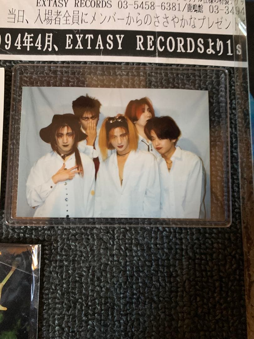 GLAY インディーズ　サイン　チラシ　生写真　セット