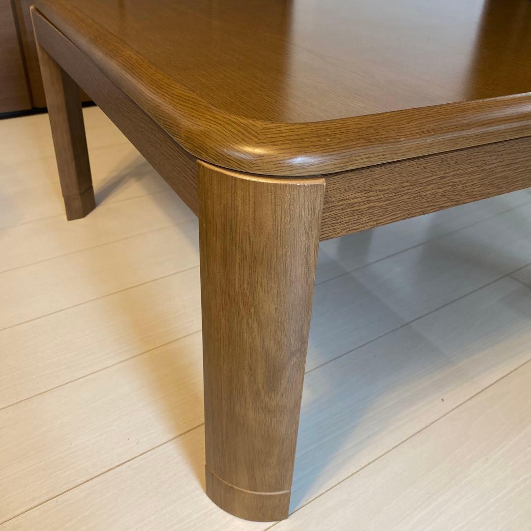 こたつ　家具調　80×80 ブラウン