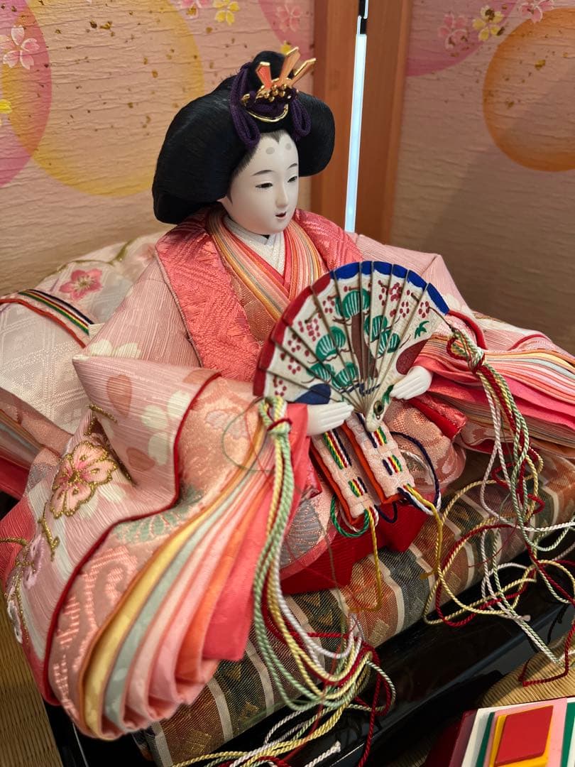 親王飾り　吉徳大光　吉徳監修　京都西陣伝統裂地