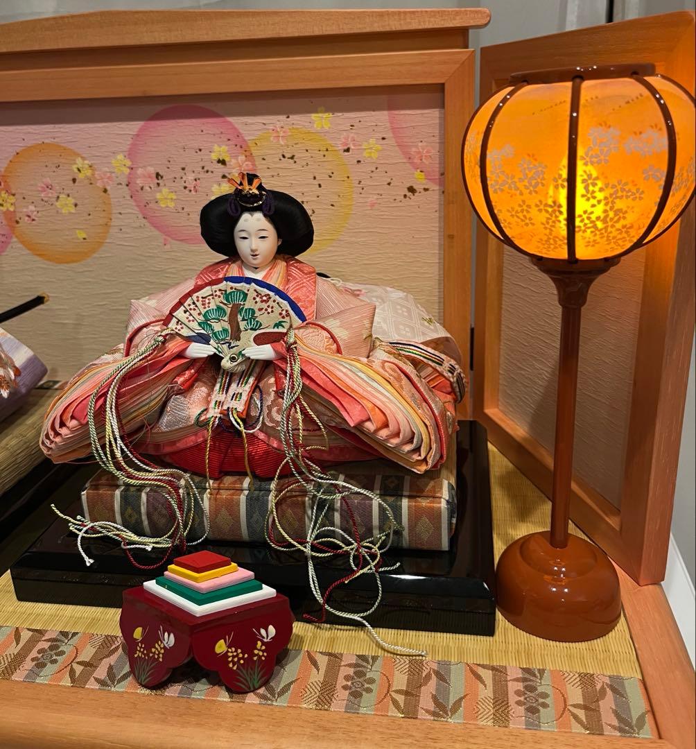 親王飾り　吉徳大光　吉徳監修　京都西陣伝統裂地