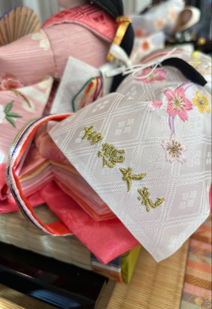 親王飾り　吉徳大光　吉徳監修　京都西陣伝統裂地