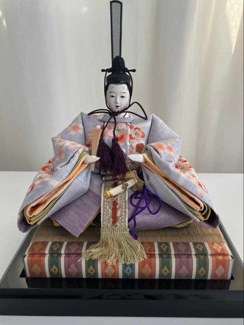 親王飾り　吉徳大光　吉徳監修　京都西陣伝統裂地