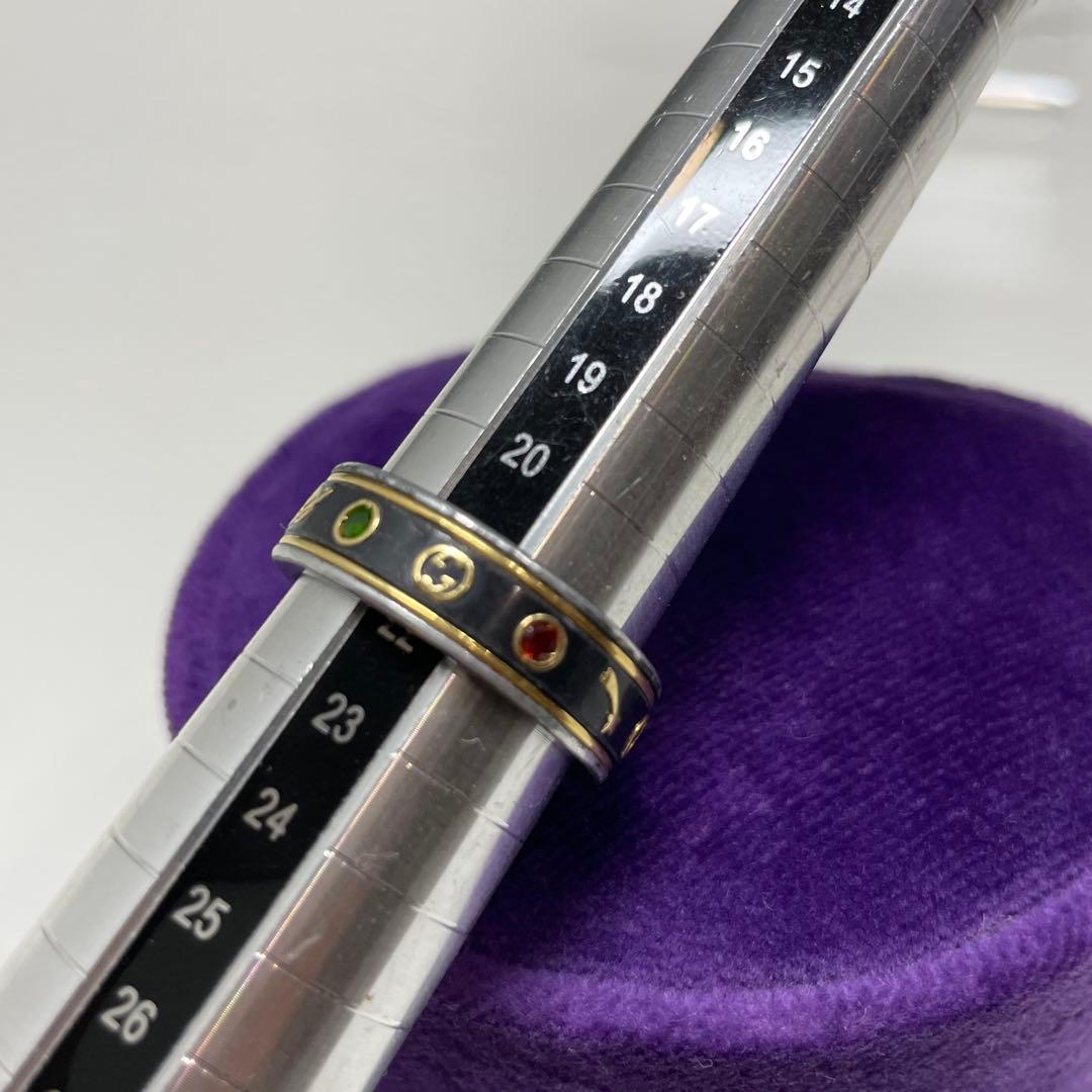 H*O様 GUCCI アイコンリング　星とハートモチーフ リング 22号