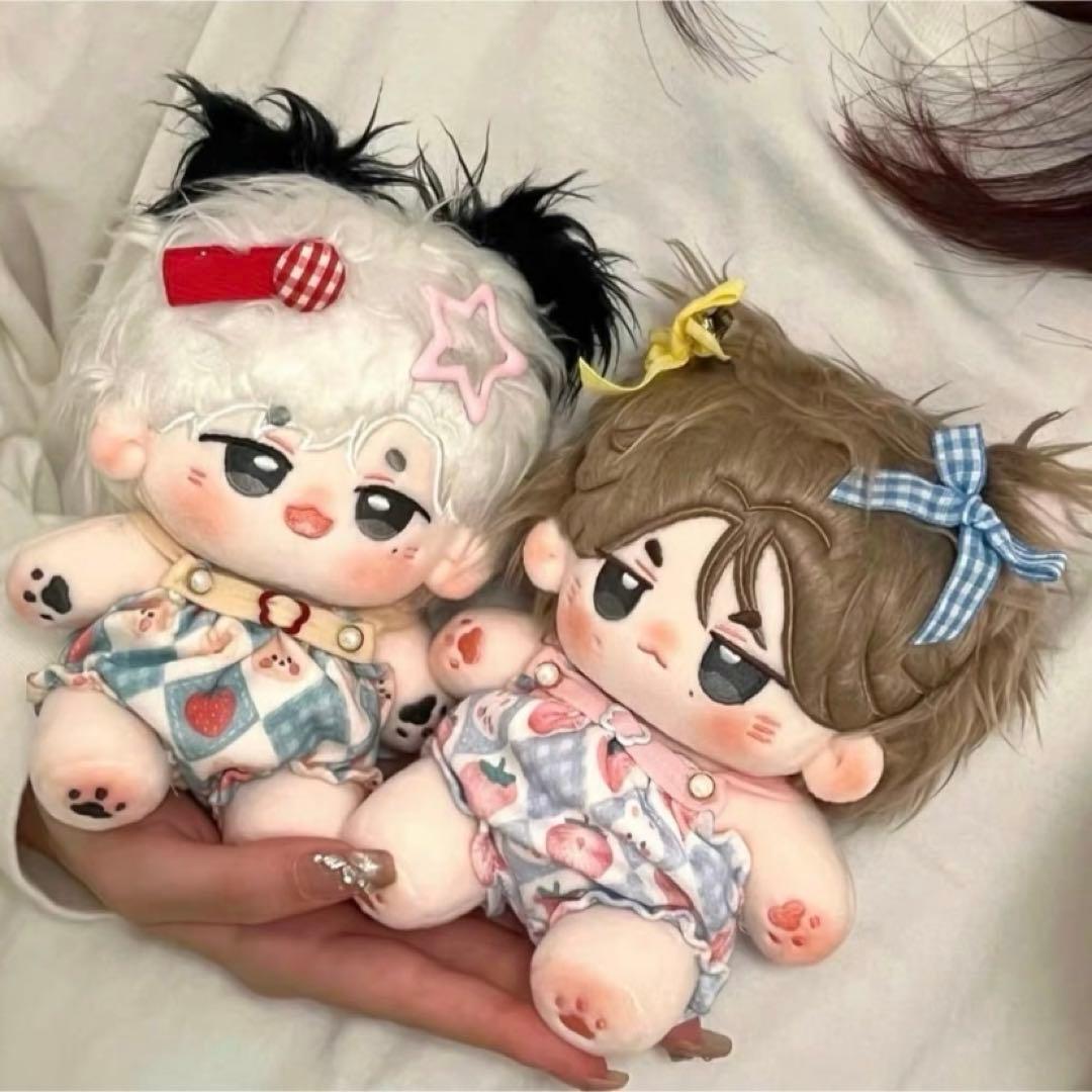 坨柱 15cm着せ替えぬいぐるみ2体セット 服2セット付き　龔俊 張哲瀚 山河令