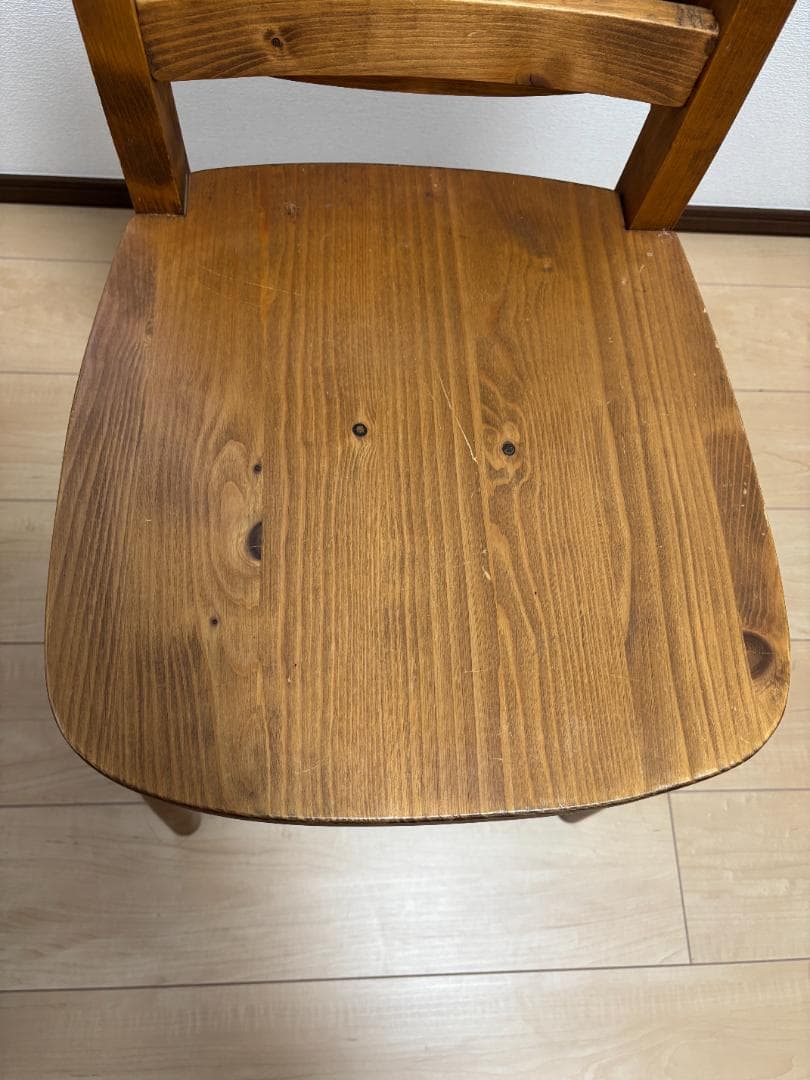 【２脚セット】東谷 CFS-770 ダイニングチェア チャーチチェア パイン