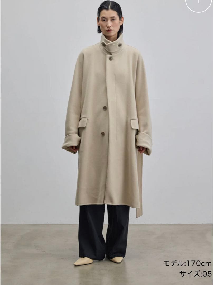 SOEJU グレー スーパー140メルトンバルマカーンコート