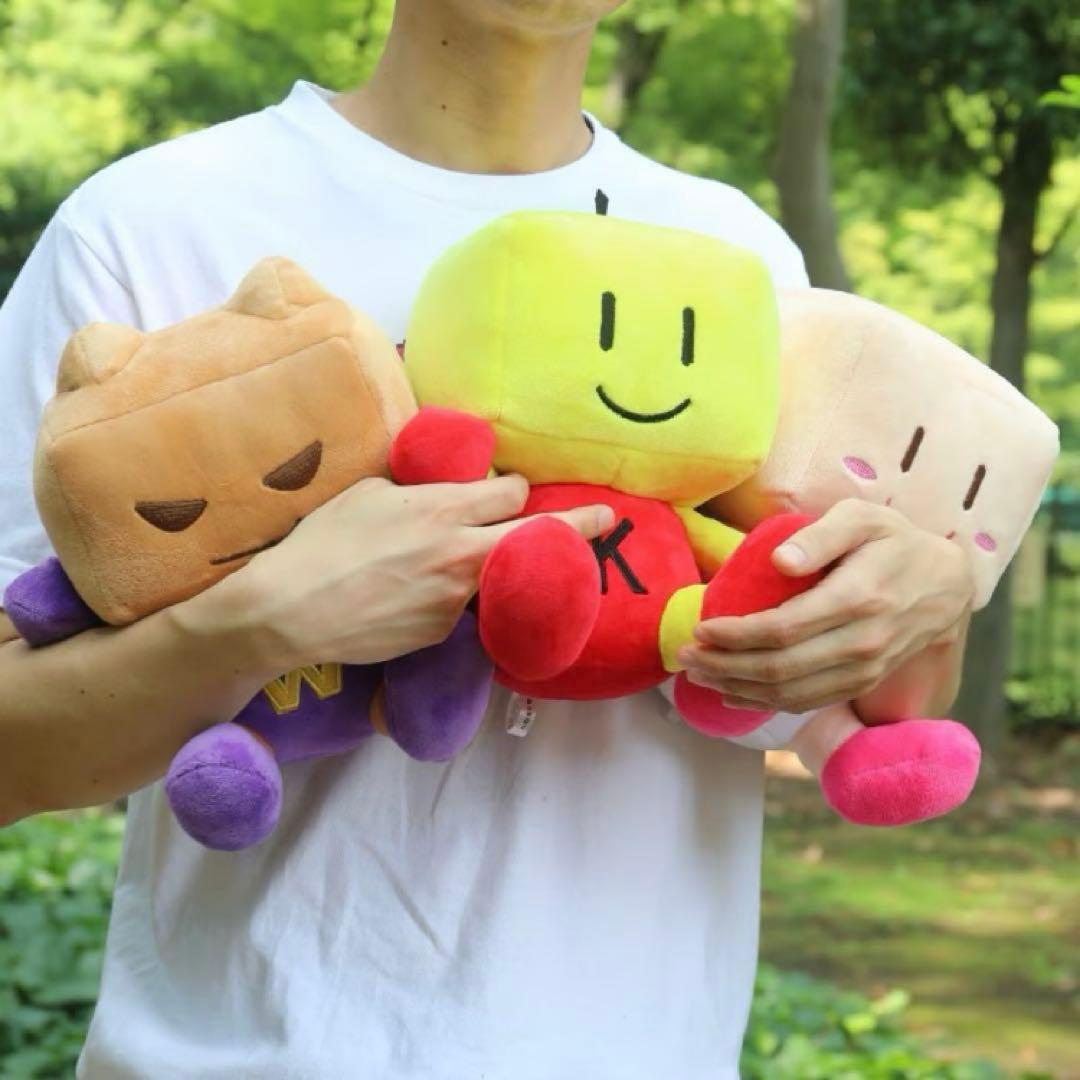 カイロくん ソフ子姫 ワイロくん BIG ぬいぐるみ 3点 カイロソフト ビッグ