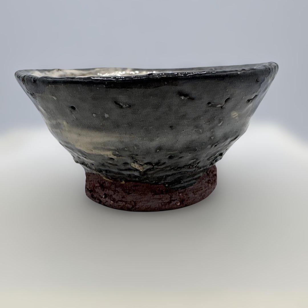 四代　真清水蔵六　刷毛目　酒盃