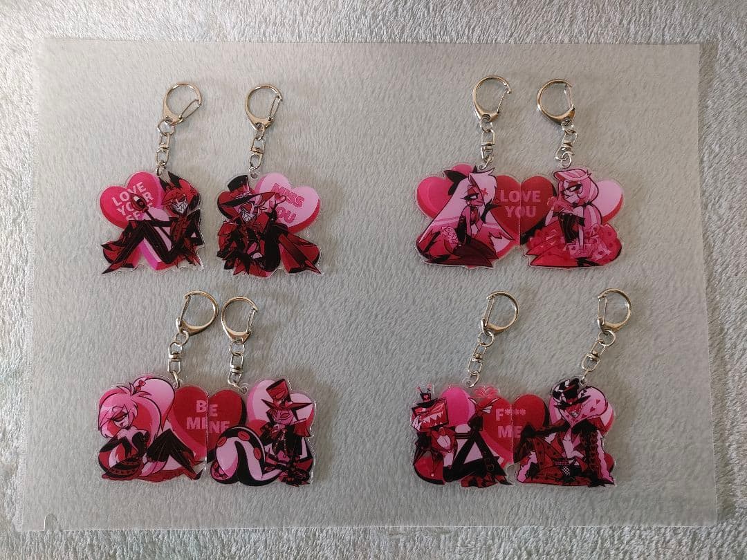 ハズビンホテル アクリルキーホルダー 4セット