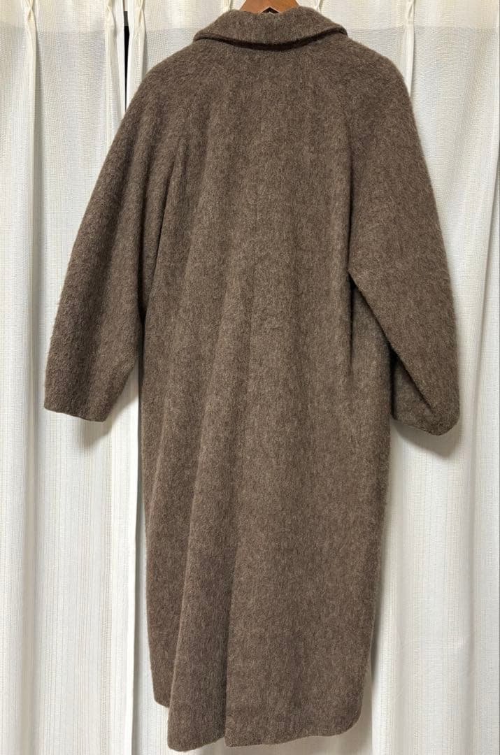 ロングコート　ブラウン
