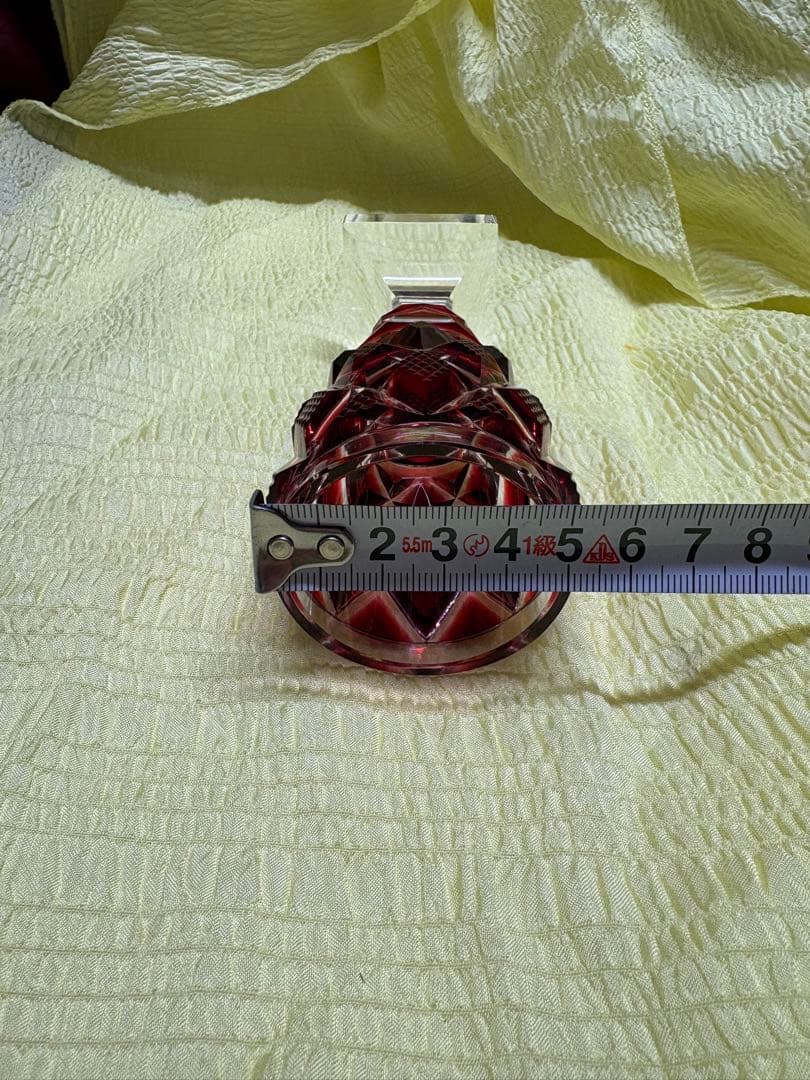 【希少】薩摩切子脚付杯 復元島津 ✨ガハハ本舗お宝倉庫市