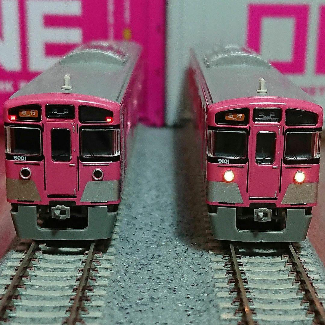 Nゲージ グリーンマックス 西武9000系 ピンク 西武池袋線