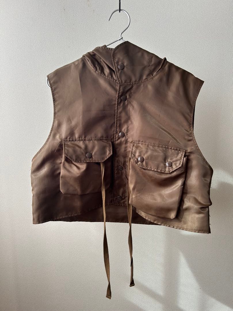 トップス engineeredgarments hooded short vest