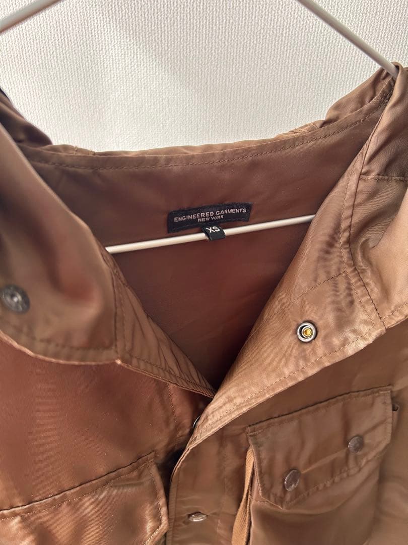 トップス engineeredgarments hooded short vest