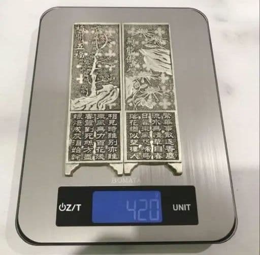 SALE 銀420gバラ売りOK足銀刻印 / 足銀=99% Silver925