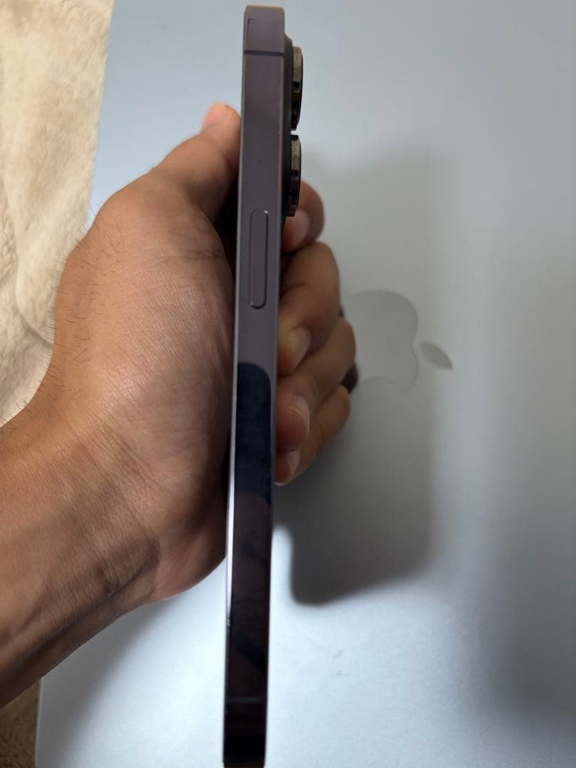 iPhone 14 Pro バッテリー容量100%ディープパープル 本体