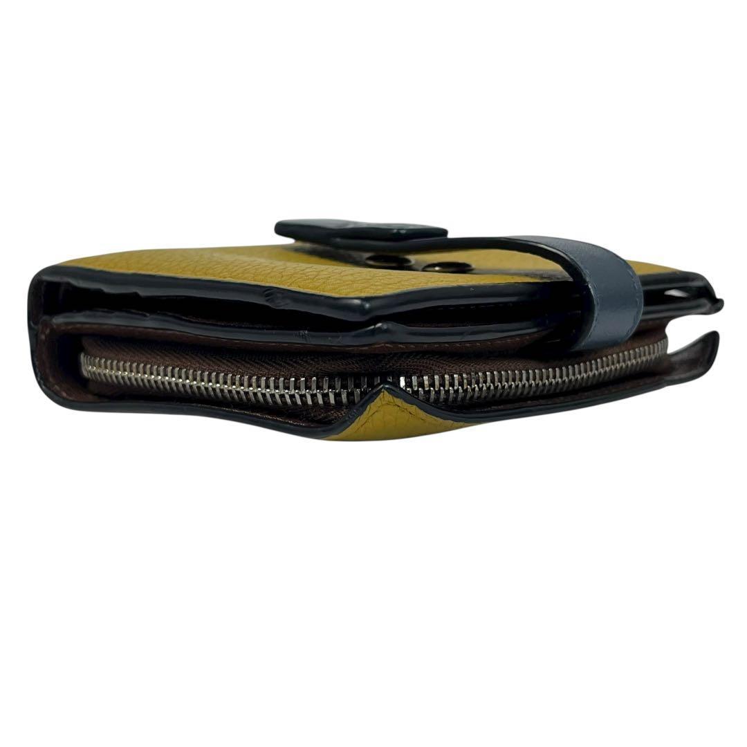 希少✨ロエベ バーティカルウォレット 二つ折り財布 アナグラム 型押し