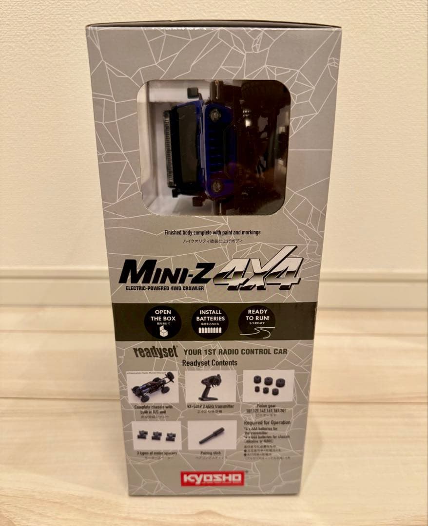 【新品未開封】京商 Mini-Z 4x4 ラングラー　ルビコン　ブルー