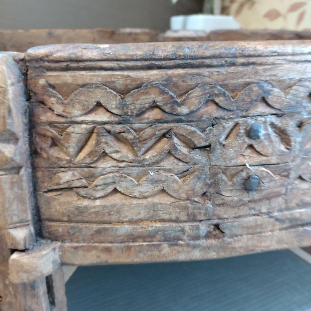 アンティーク　家具　テーブル　花台　ヴィンテージ　ローテーブル