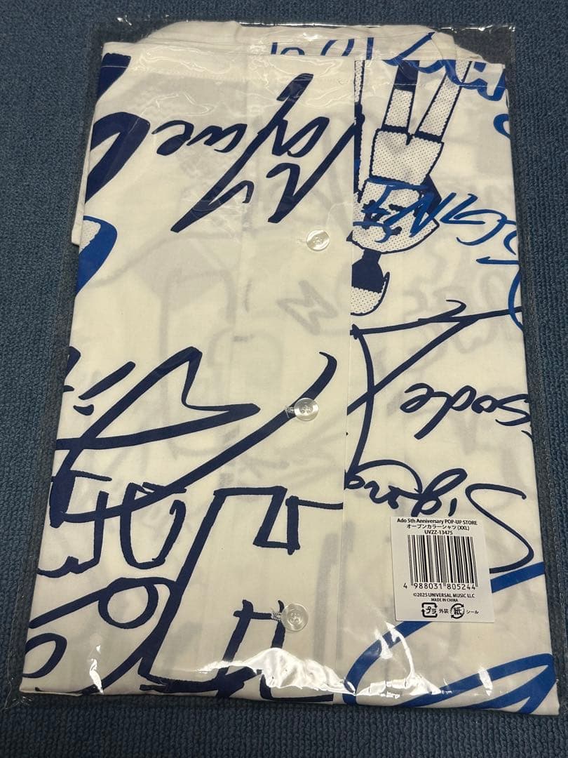 XLLサイズ オープンカラーシャツ　Ado 5th ポップアップストア　5周年