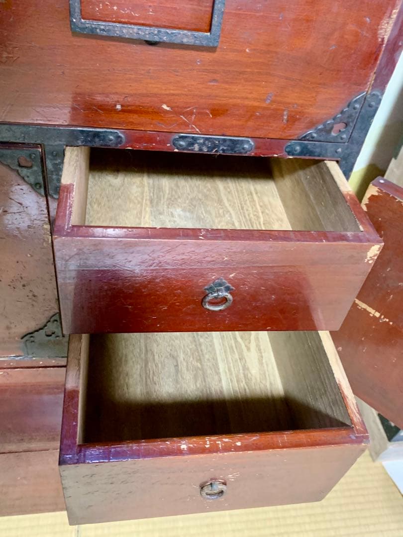 ☆【アンティーク】和箪笥 昭和レトロ 古タンス 桐箪笥 漆