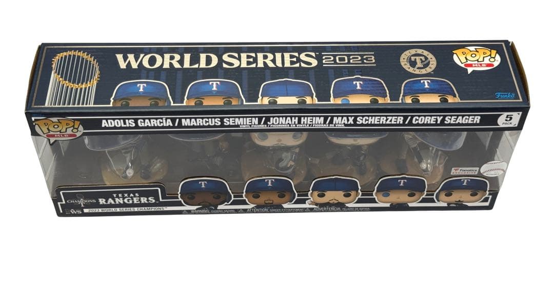 MLB Funko Pop レンジャーズ ワールドシリーズチャンピオン5体セット