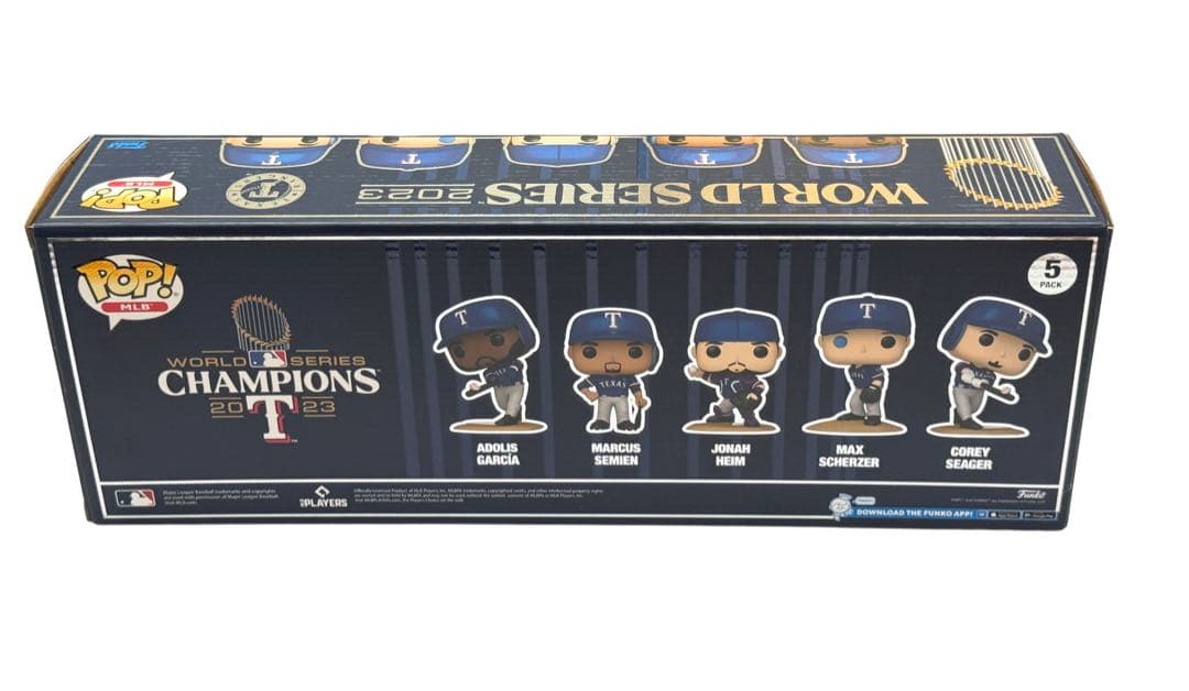 MLB Funko Pop レンジャーズ ワールドシリーズチャンピオン5体セット