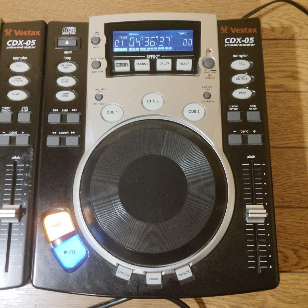 2009年 vestax CDJ CDX-05 2つでセット 基本動作確認済み品