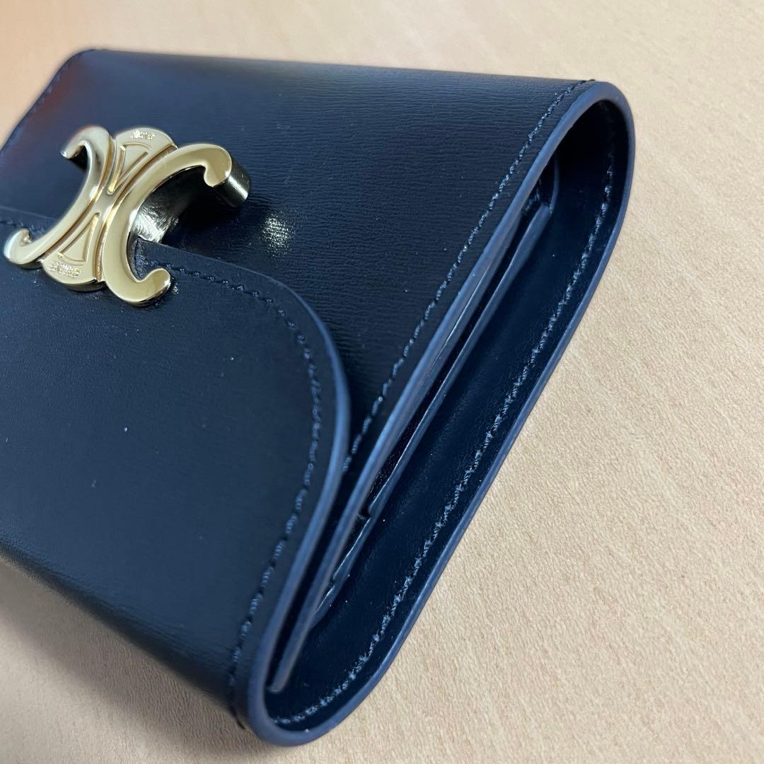 【ポケモン4EVA専用】CELINE スモール フラップウォレット トリオンフ