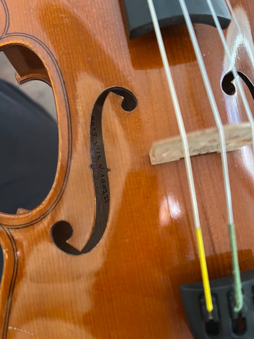 ペゾルト　801 バイオリン 1/2サイズ　本体 肩当て　アルシェ弓　ケース付き