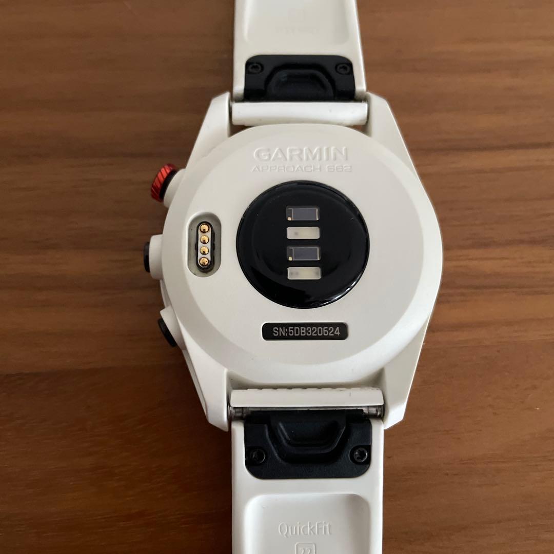 極美品 ガーミン S62 アプローチ ホワイト garmin S62
