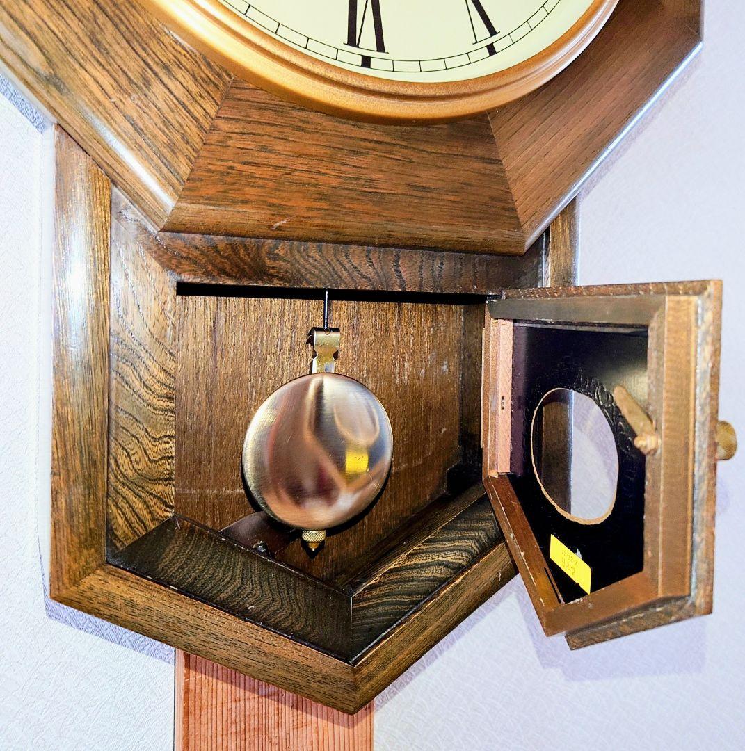 〈完動・極美品〉武田時計MAJESTY　31日巻　八角ゼンマイ振り子時計　古時計