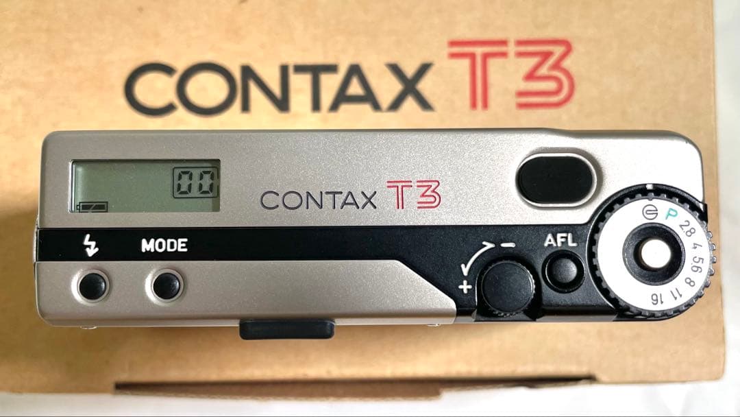 CONTAX T3 チタンシルバー 35mm フィルムカメラ