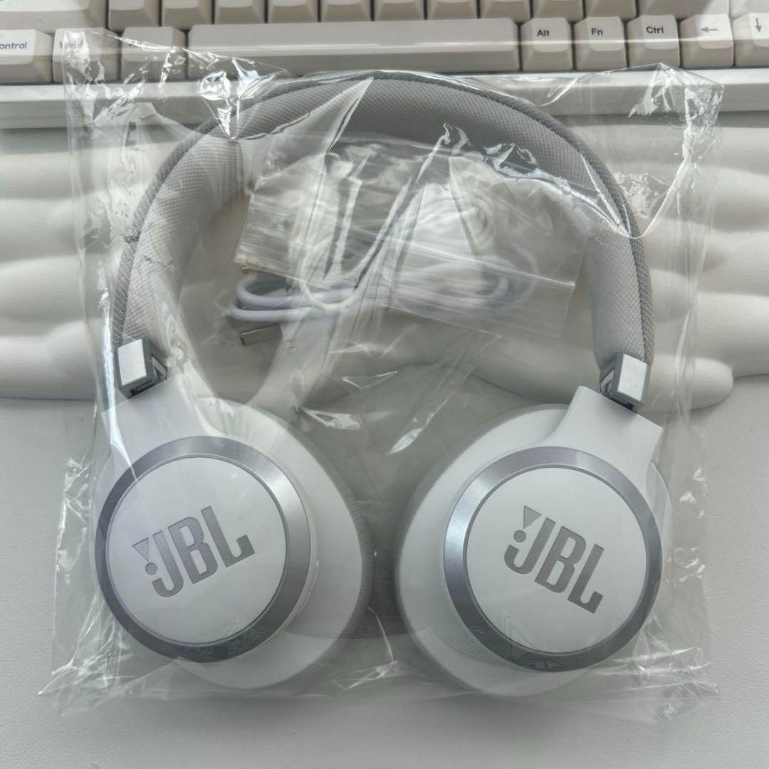 JBL ヘッドフォン Bluetooth パソコン PC ワイヤレス ホワイト