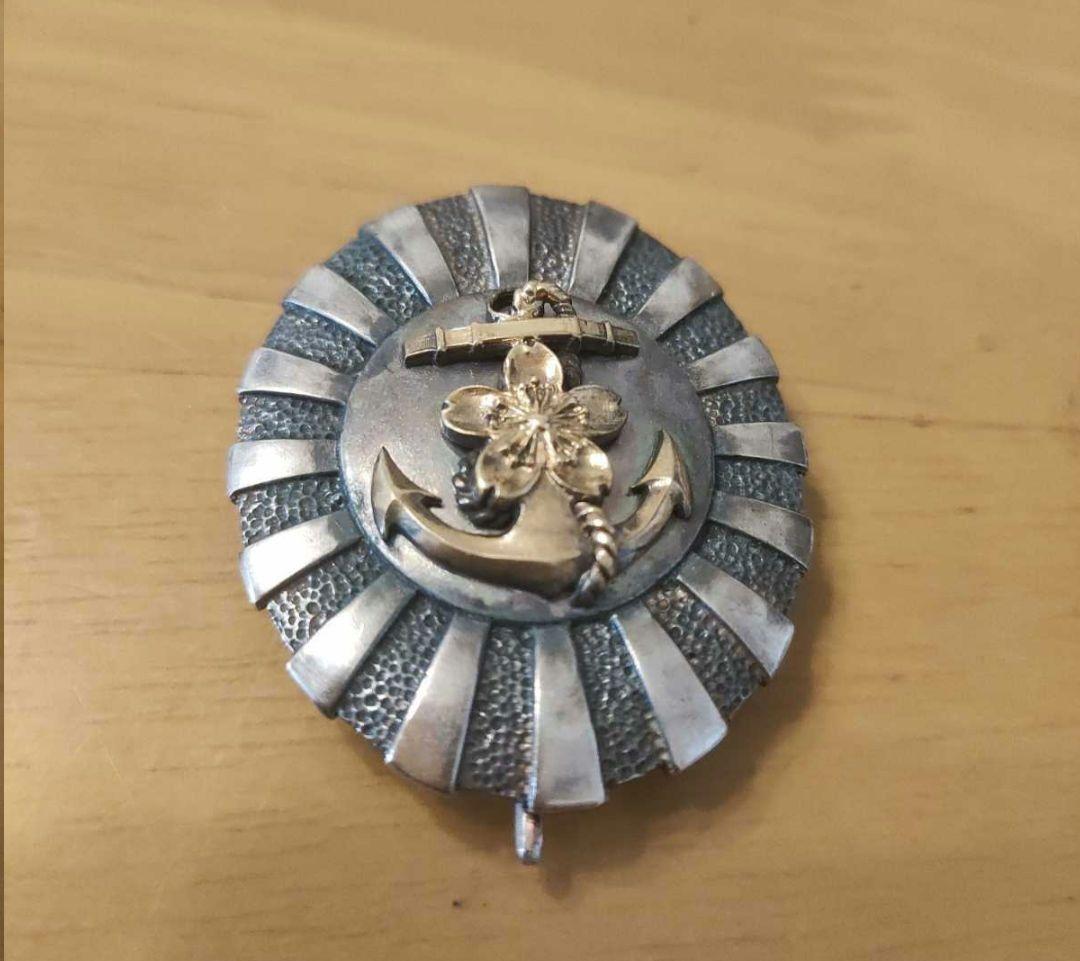 【激レア 美品!】海軍大学校卒業徽章 勲章 徽章 25g 本物保証　旧日本軍