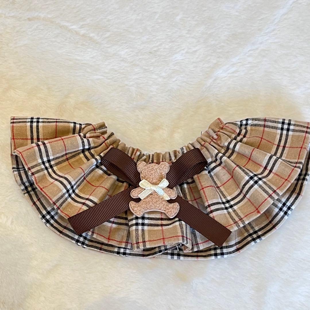 761.わんこビブ　スタイ　つけ襟　ハンドメイド　犬服