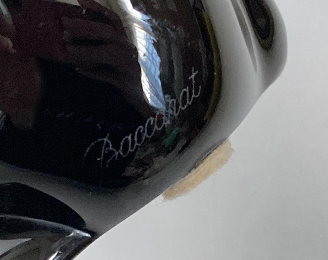 バカラ エジプシャンキャット ブラック クリスタル Baccarat 黒猫