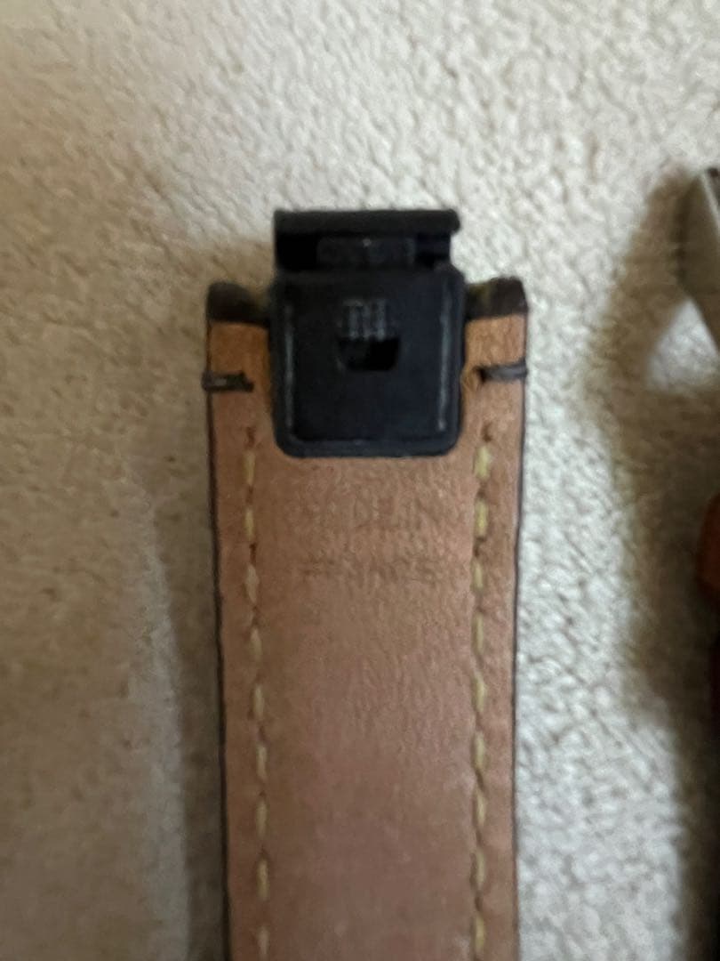 訳あり　Louis Vuitton モノグラム レザーベルト 尾錠　本物